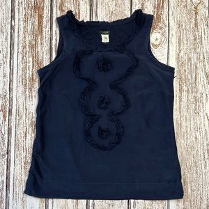 J. CREW navy tank blouse